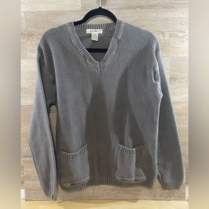 Eddie Bauer women’s pull over sweater gray/small